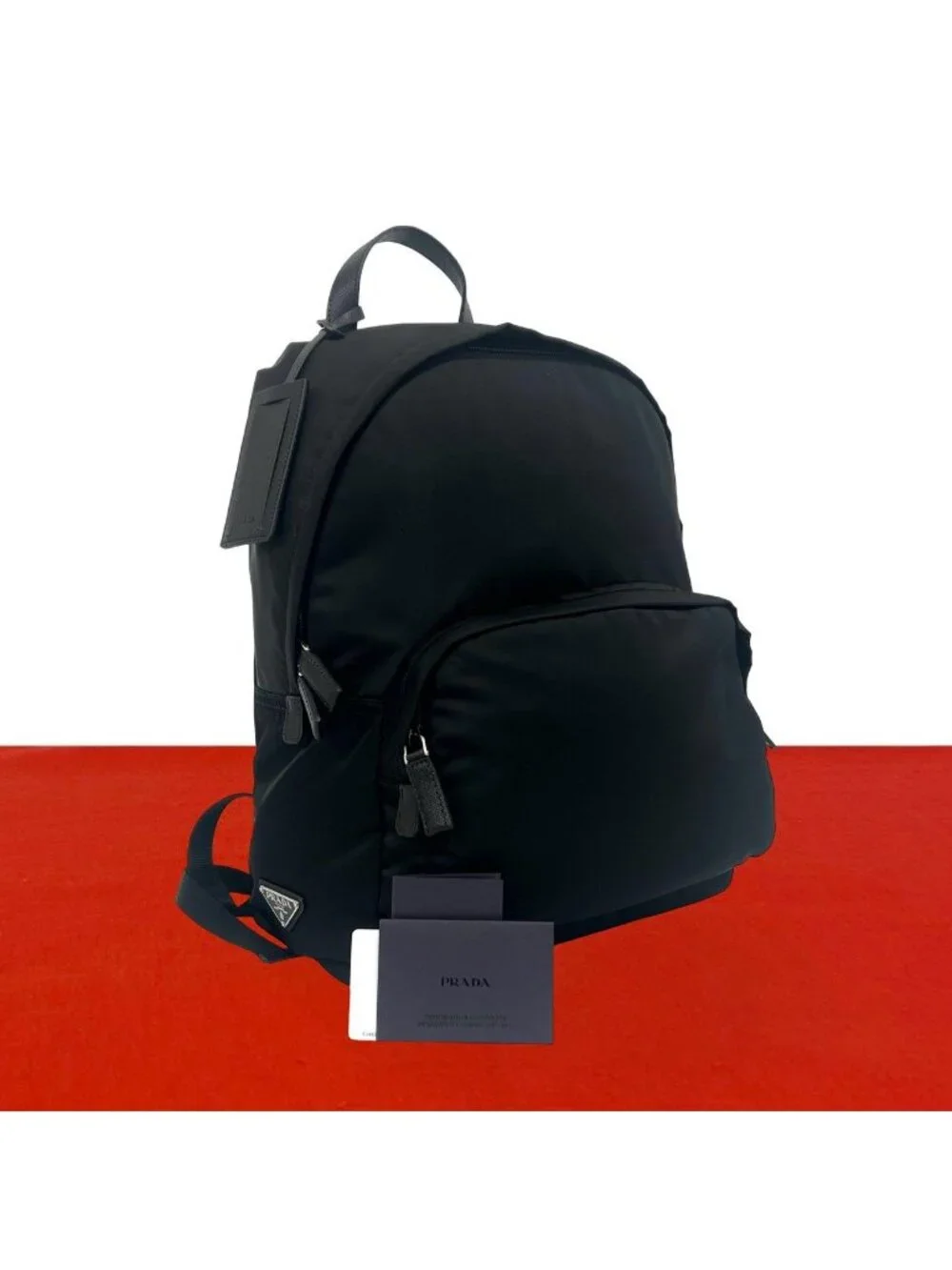 Prada Tessuto Nylon Backpack Black